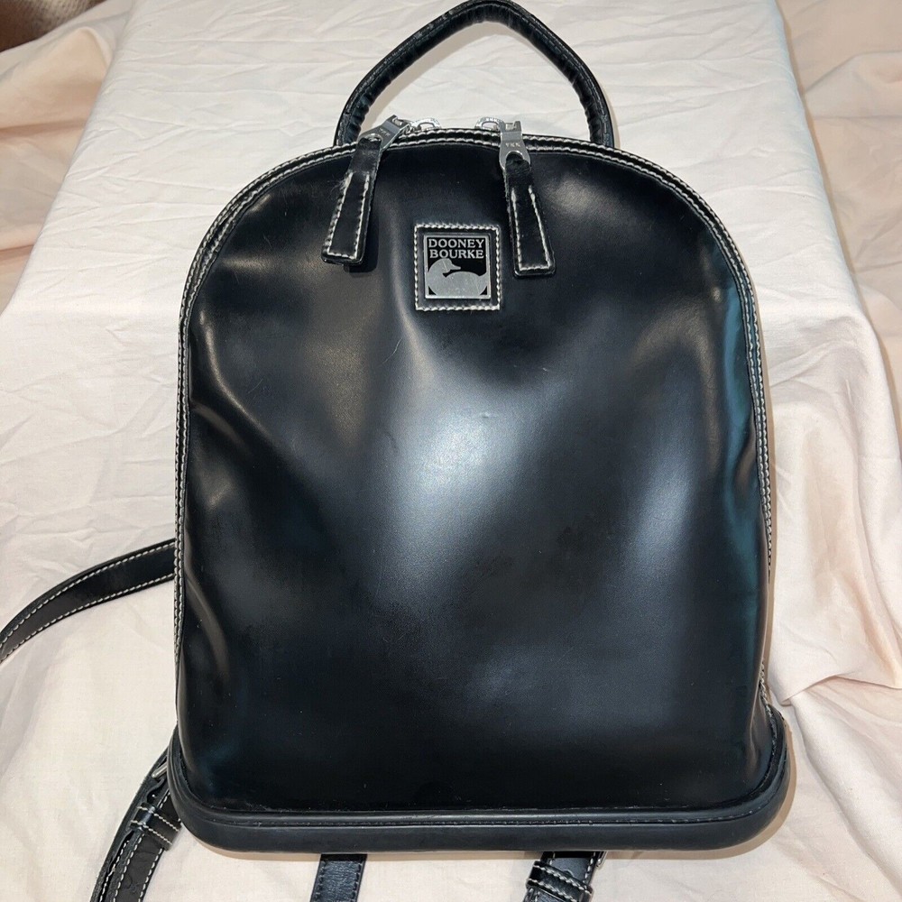 Dooney & Bourke Black Leather Backpack